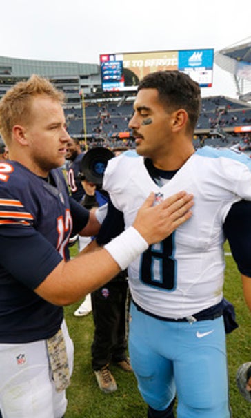 Mariota throws for 2 TDs, Titans hang on to beat Bears 27-21